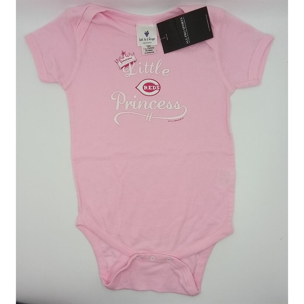 Cincinnati Reds "LITTLE REDS PRINCESS" Bodysuit 24 Months